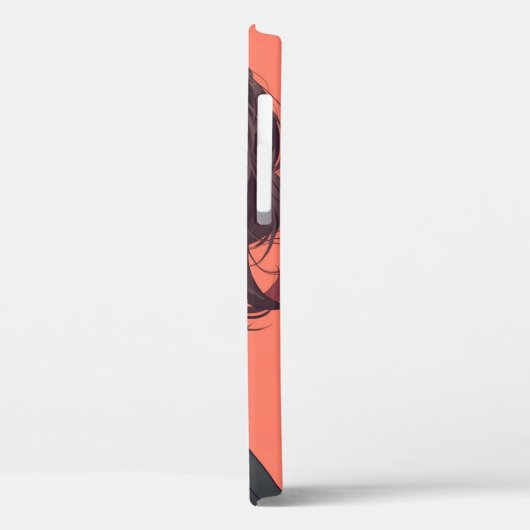 Anime Telefoon Case - Mooi Anime Meisje (Achterkant / Links)