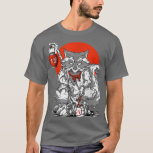 Anime Tengu Wolf T-shirt T-Shirt