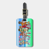 Anime Tennis Characters Bagagelabel (Voorkant verticaal)