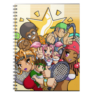 Anime Tennis Characters Notitieboek