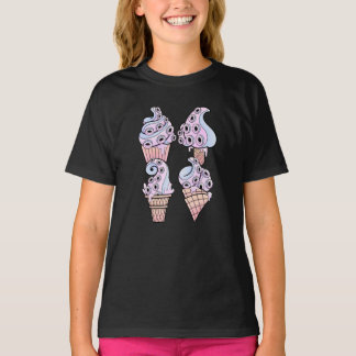 Anime Tentacle Sweets - Pastel Gothic Creepy Cute T-shirt