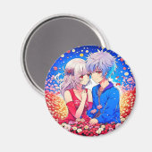 Anime Theme Valentijnsdag Party Magneet (Voorkant / Achterkant)