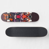 Anime tijger skateboard (Horizontaal)