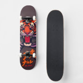 Anime tijger skateboard (Voorkant)
