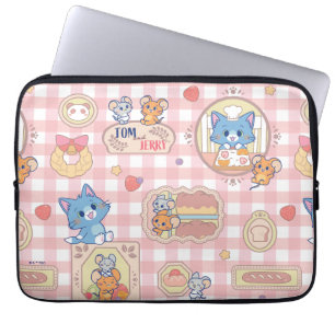 Anime Tom en Jerry Bakery Patroon Laptop Sleeve
