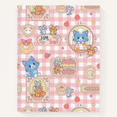 Anime Tom en Jerry Bakery Patroon Notitieboek (Voorkant)