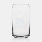 Anime Tom en Jerry Strawberry Fun Blikvorm Glas (Achterkant)