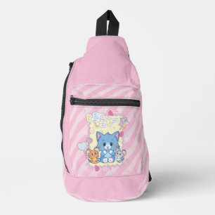 Anime Tom en Jerry Strawberry Fun Sling Bag