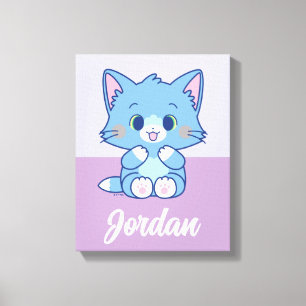 Anime Tom en Jerry - Tom Canvas Afdruk