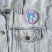 Anime Tom en Jerry - Tom Ronde Button 5,7 Cm (In situ)