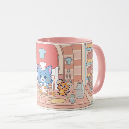 Anime Tom, Jerry en Tuffy Bakery Mok (Voorkant rechts)