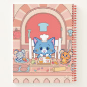 Anime Tom, Jerry en Tuffy Bakery Notitieboek (Achterkant)
