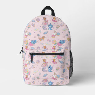 Anime Tom, Jerry en Tuffy Candyland Patroon Bedrukte Rugzak