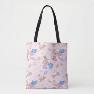 Anime Tom, Jerry en Tuffy Candyland Patroon Draagtas
