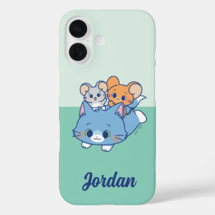 Anime Tom, Jerry en Tuffy iPhone 16 Hoesje