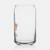 Anime Tom, Jerry en Tuffy Dessert Parlor Blikvorm Glas (Links)