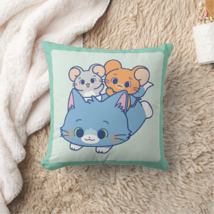 Anime Tom, Jerry en Tuffy Kussen