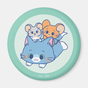 Anime Tom, Jerry en Tuffy Magneet