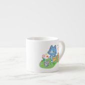 Anime Tom, Jerry en Tuffy Picnic Espresso Kop (Voorkant rechts)