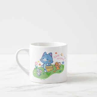 Anime Tom, Jerry en Tuffy Picnic Espresso Kop