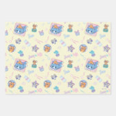 Anime Tom, Jerry, en Tuffy Playtime Pattern Inpakpapier Vel (Voorkant 3)