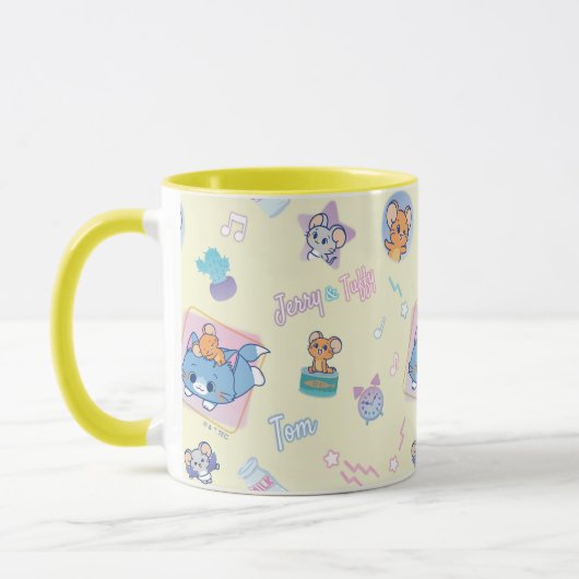 Anime Tom, Jerry, en Tuffy Playtime Pattern Mok (Links)