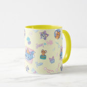 Anime Tom, Jerry, en Tuffy Playtime Pattern Mok (Voorkant rechts)