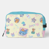 Anime Tom, Jerry, en Tuffy Playtime Pattern Toilettasje (Achterkant)