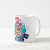 Anime Trump Jeter Mug (Devant droit)
