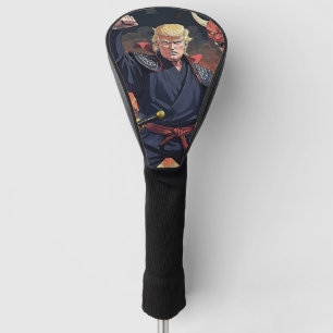 Anime Trump - vuist omhoog Golfheadcover