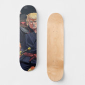 Anime Trump - vuist omhoog Skateboard (Voorkant)