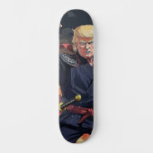 Anime Trump - vuist omhoog Skateboard (Voorkant)