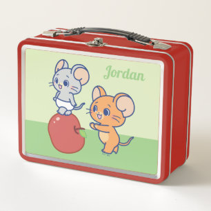 Anime Tuffy en Jerry Apple aan het rollen