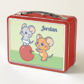 Anime Tuffy en Jerry Apple aan het rollen (Achterkant)