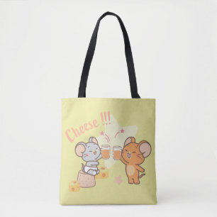 Anime Tuffy en Jerry Cheers voor kaas Draagtas