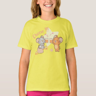 Anime Tuffy en Jerry Cheers voor kaas T-shirt