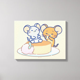 Anime Tuffy en Jerry Cheesecake Canvas Afdruk