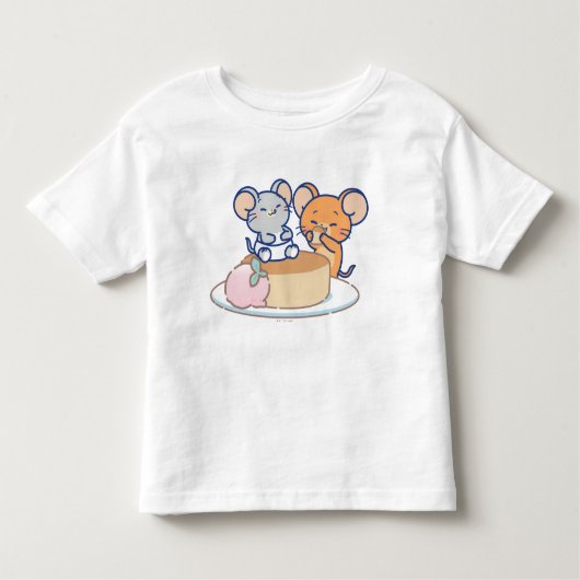 Anime Tuffy en Jerry Cheesecake Kinder Shirts (Voorkant)