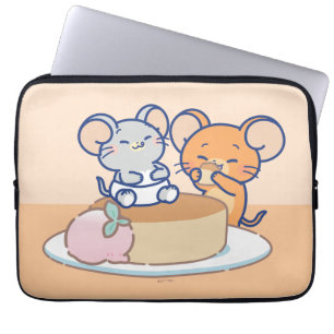 Anime Tuffy en Jerry Cheesecake Laptop Sleeve