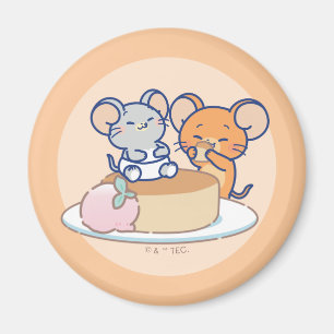 Anime Tuffy en Jerry Cheesecake Magneet