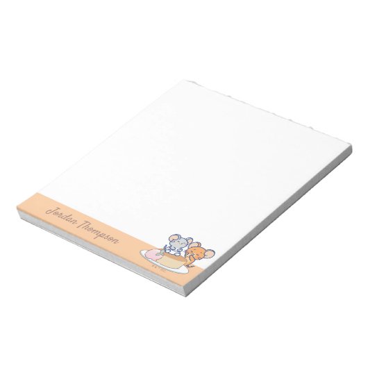 Anime Tuffy en Jerry Cheesecake Notitieblok (Gedraaid)