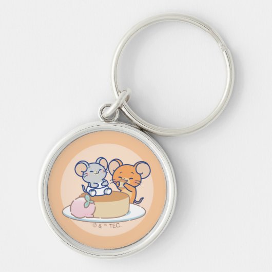 Anime Tuffy en Jerry Cheesecake Sleutelhanger (Voorkant)
