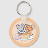 Anime Tuffy en Jerry Cheesecake Sleutelhanger (Voorkant)