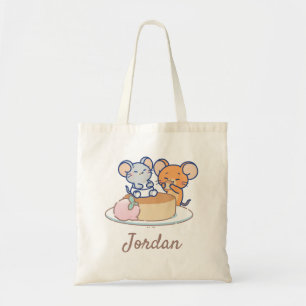 Anime Tuffy en Jerry Cheesecake Tote Bag