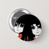 Anime Twins Ronde Button 5,7 Cm (Voorkant /achterkant)
