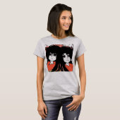 Anime Twins T-shirt (Voorkant volledig)
