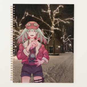 Anime, V Tuber VTuber, snow in the dark