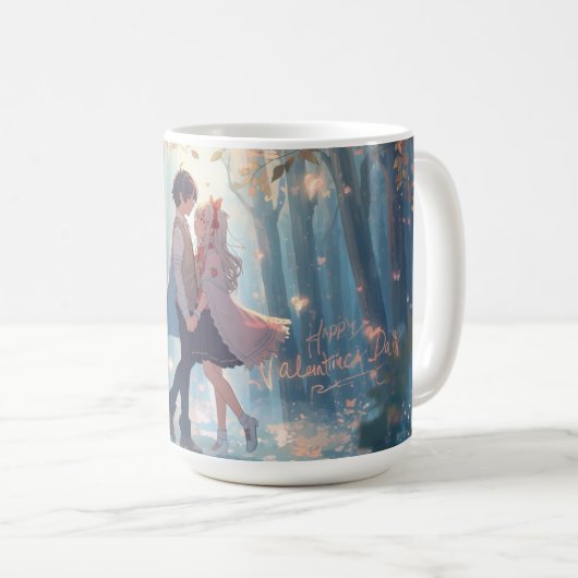 Anime Valentine Mug Koffiemok (Voorkant rechts)