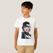 Anime Vampier Meisje T-shirt (Voorkant volledig)