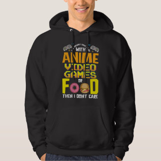 Anime Video Games of Food, of ik geef er niets om Hoodie